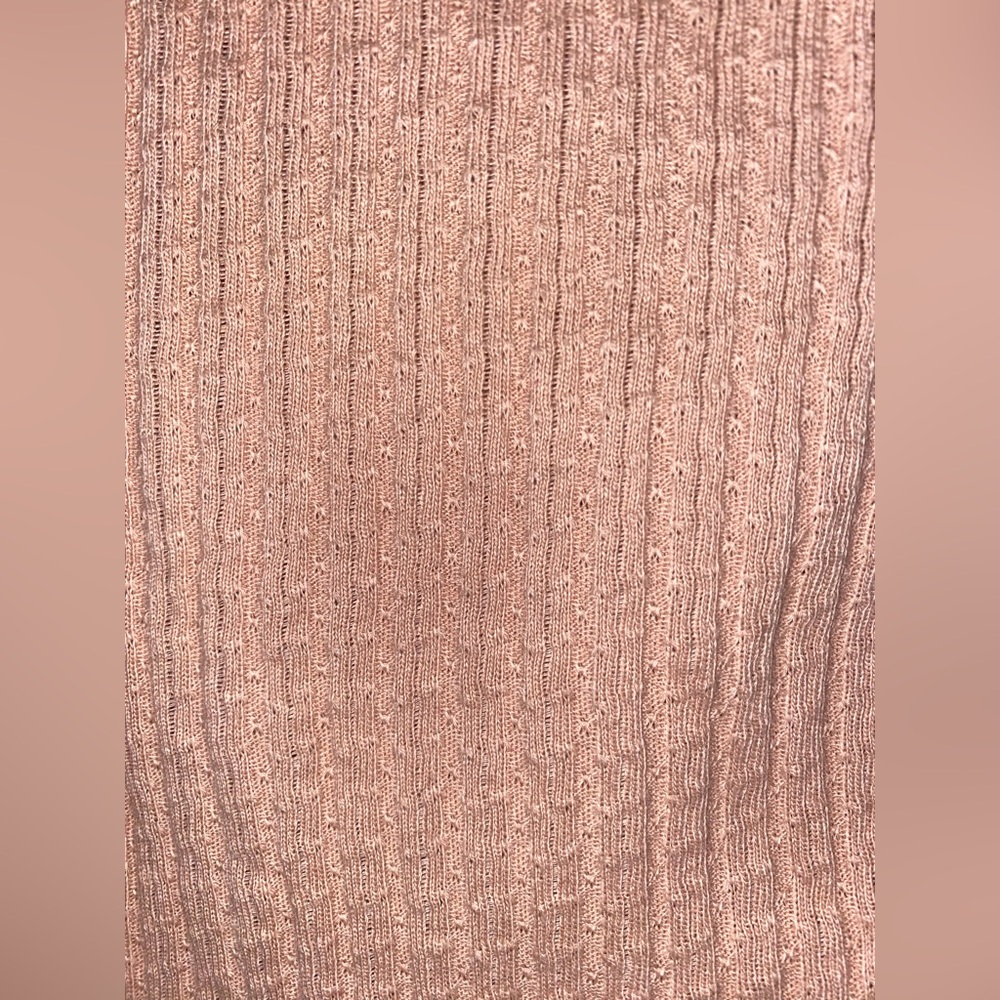 Urban Outfitters Laces Collard Ribbed 3/4 Sleeves - Picture 5 of 6